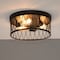 Designers Fountain 14.5in Arris 3-Light Vintage Bronze Interior Ceiling Light Flush Mount 91123-VB - alternate 3